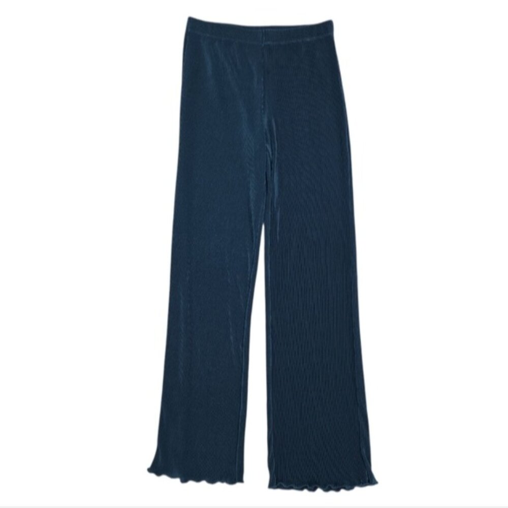 No Boundaries Ribbed Teal Pants Size 4/6